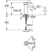 Смеситель для раковины Grohe Essence+ (34294001) 34294001 фото 2