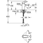 Смеситель для раковины Grohe BauFlow (23752000) 23752000 фото 2