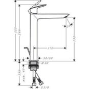 Смеситель для раковины Hansgrohe Logis Fine хром (71258000) HG71258000 фото 2