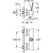 Смеситель для душа Grohe Eurocube Joy (23665000) 23665000 фото 2