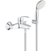 Смеситель для ванны Grohe Eurosmart 2015 с душевым гарнитуром (3330220A) 3330220A фото 1