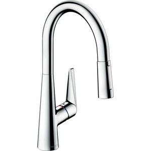 Смеситель для кухни Hansgrohe Talis с выдвижным изливом, хром (72813000) HG72813000 фото 1