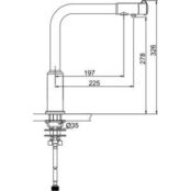 Смеситель для кухни Gappo G4390-10 с подключением фильтра, черный (69594776 534934 фото 2