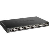 Коммутатор D-Link DGS-1250-52XMP/A1A 48G 4SFP+ 48PoE+ 370W настраеваемый