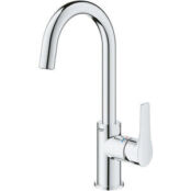 Смеситель для раковины Grohe Eurosmart с цепочкой, хром (23743003) 23743003 фото 3