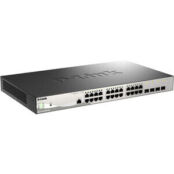 Коммутатор D-Link DGS-1210-28MP/ME/B2A 28 портов (24x 1Gbs PoE, 4x 1Gbs SFP DGS-1210-28MP/ME/B2A фото 2