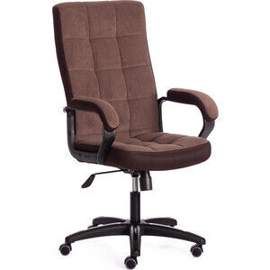 Компьютерное кресло TetChair Кресло TRENDY (22) флок/ткань, коричневый, 6/T