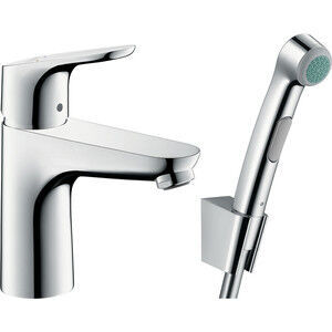 Смеситель для раковины Hansgrohe Focus с гигиеническим душем, хром (3192700