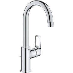 Смеситель для раковины Grohe BauLoop с донным клапаном, хром (23763001)