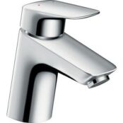 Смеситель для раковины Hansgrohe Logis с донным клапаном Push-Open, хром (7 HG71077000 фото 1