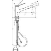 Смеситель для кухни Hansgrohe Zesis хром (74803000) HG74803000 фото 2