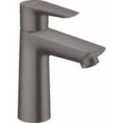 Смеситель для раковины Hansgrohe Talis E с донным клапаном, шлифованный чер HG71710340 фото 1