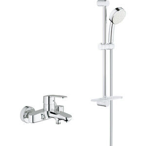 Смеситель для ванны Grohe Eurostyle Cosmopolitan с душевым гарнитуром, хром 33591002 + 26083002 фото 1