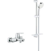 Смеситель для ванны Grohe Eurosmart Cosmopolitan с душевым гарнитуром, хром 32831000 + 26083002 фото 1