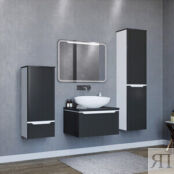 Мебель для ванной Mixline Виктория 60 софт графит