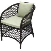 Набор мебели Garden story Сакраменто (4 кресла+стол, каркас коричневый, рот
