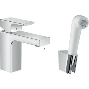 Смеситель для раковины Hansgrohe Vernis Shape с гигиеническим душем, хром ( HG71216000 фото 1