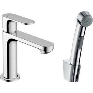 Смеситель для раковины Hansgrohe Rebris S с гигиеническим душем, хром (7221