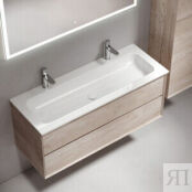 Мебель для ванной Sancos Marmi 2.0 120х45 два отверстия, дуб галифакс натур