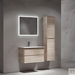 Мебель для ванной Sancos Marmi 2.0 80х45 дуб галифакс натуральный