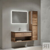 Мебель для ванной Sancos Marmi 1.0 100х45 дуб чарльстон