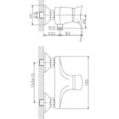 Смеситель для душа Haiba HB01 хром (HB2001) HB2001 фото 2