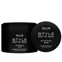 Ollin Style Strong Hold Matte Wax - Матовый воск для волос сильной фиксации