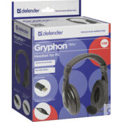 Гарнитура Defender Gryphon 750U USB, черный, 1.8м кабель (63752) 63752 фото 4