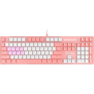 Клавиатура A4Tech Bloody B800 Dual Color механическая розовый/белый USB for