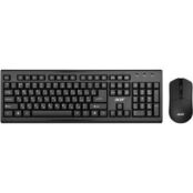 Набор (Клавиатура + мышь) Acer OKR120 клав:черный мышь:черный USB беспровод