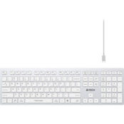 Клавиатура A4Tech Fstyler FBX50C белый USB беспроводная BT/Radio slim Multi FBX50C WHITE фото 2