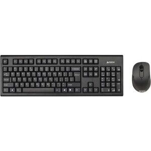 Комплект клавиатура и мышь A4Tech 7100N клав-черный мышь-черный USB беспров