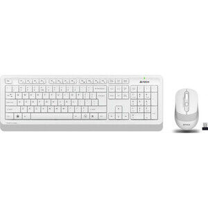 Комплект клавиатура и мышь A4Tech Fstyler FG1010 клав-белый/серый мышь-белы