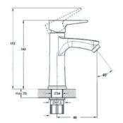 Смеситель для раковины Solone FAB (FAB1-A020) FAB1-A020 фото 2