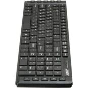 Клавиатура Acer OKW010 черный USB slim Multimedia