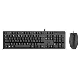 Комплект (клавиатура+мышь) A4Tech KK-3330S клав:черный мышь:черный USB (KK-