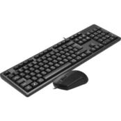 Комплект (клавиатура+мышь) A4Tech KK-3330S клав:черный мышь:черный USB (KK-