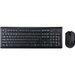 Комплект клавиатура и мышь A4Tech V-Track 4200N клав-черный мышь-черный USB