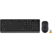 Клавиатура + мышь A4Tech Fstyler FG1012 клав:черный/серый мышь:черный USB б