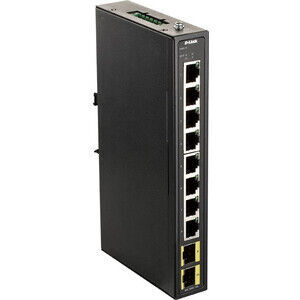 Коммутатор D-Link DIS-100G-10S DIS-100G-10S/A 8G 2SFP неупр