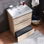 Мебель для ванной Am.Pm Gem S 60 напольная с раковиной, зеркалом и аксессуа