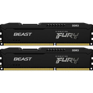 Память оперативная Kingston 8GB DDR3 DIMM FURY Beast Black (KF318C10BBK2/8) KF318C10BBK2/8 фото 1