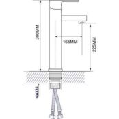 Смеситель для раковины Ammore A1101 хром A1101 фото 2