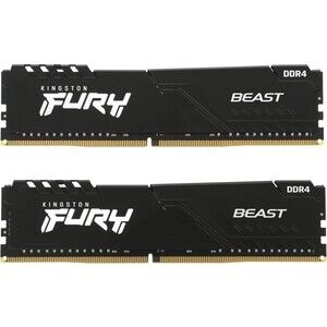 Память оперативная Kingston 16GB DDR4 DIMM FURY Beast Black (KF432C16BBK2/1 KF432C16BBK2/16 фото 1