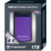Внешний жесткий диск Transcend TS1TSJ25H3P (1Tb/2.5''/USB 3.0) фиолетовый