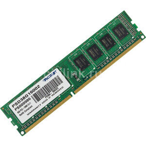 Оперативная память PATRIOT DDR3 8Gb 1600MHz Patriot PSD38G16002 RTL PC3-128