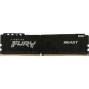 Память оперативная Kingston FURY Beast Black (KF432C16BB/8) 8 ГБ KF432C16BB/8 фото 1