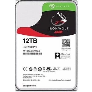 Жесткий диск Seagate IronWolf Pro ST12000NE0008, NAS 12TB, 3.5'', 7200, 256