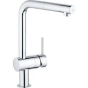 Смеситель для кухни Grohe Minta с выдвижным изливом (32168000) 32168000 фото 1