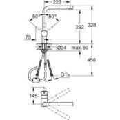 Смеситель для кухни Grohe Minta с выдвижным изливом (32168000) 32168000 фото 2